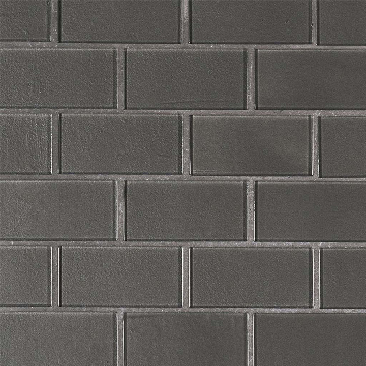 Metallic Gray Subway, 2" x 4" Glass Tile | Kitchen & Bath Tile by MSI