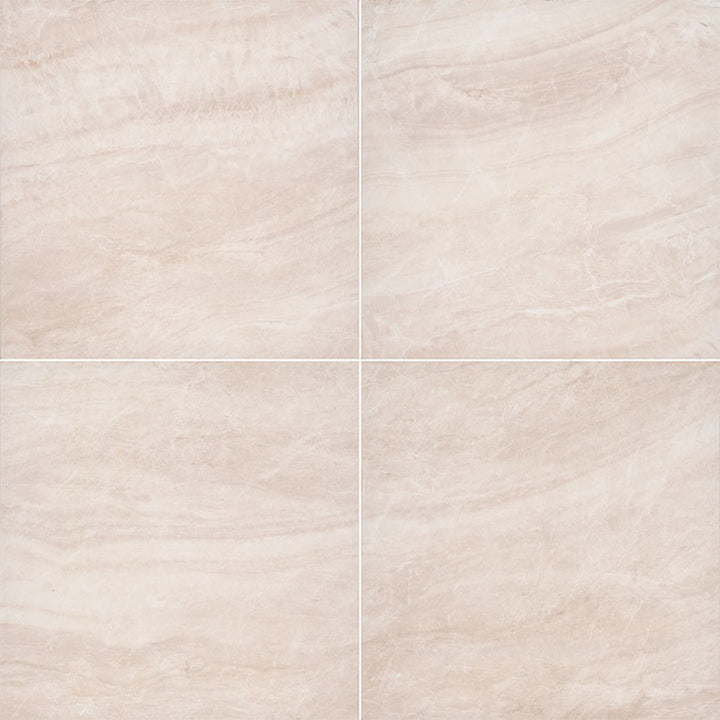 Praia Crema, 24" x 24" | 2CM Porcelain Pool Paver by MSI 