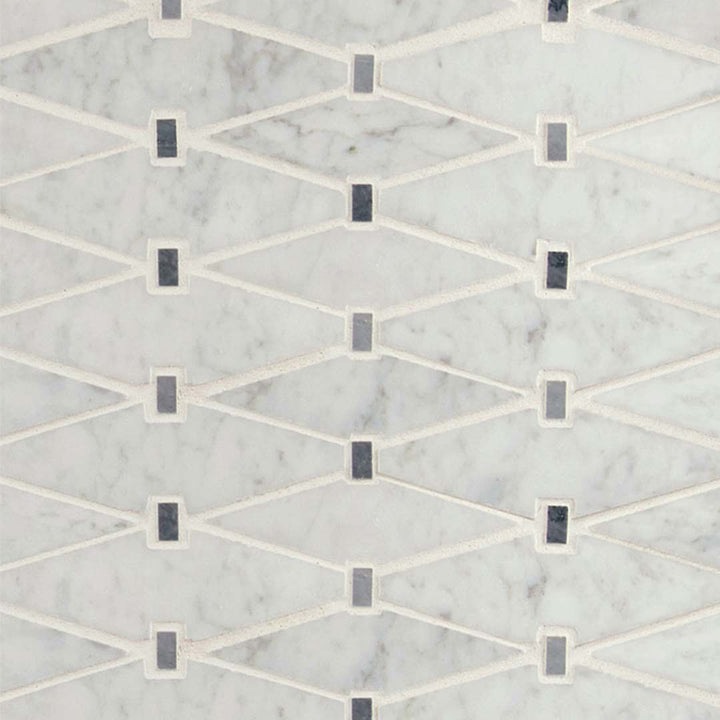 Carrara White Marbella Diamond | Stone Tile for Kitchen and Bath