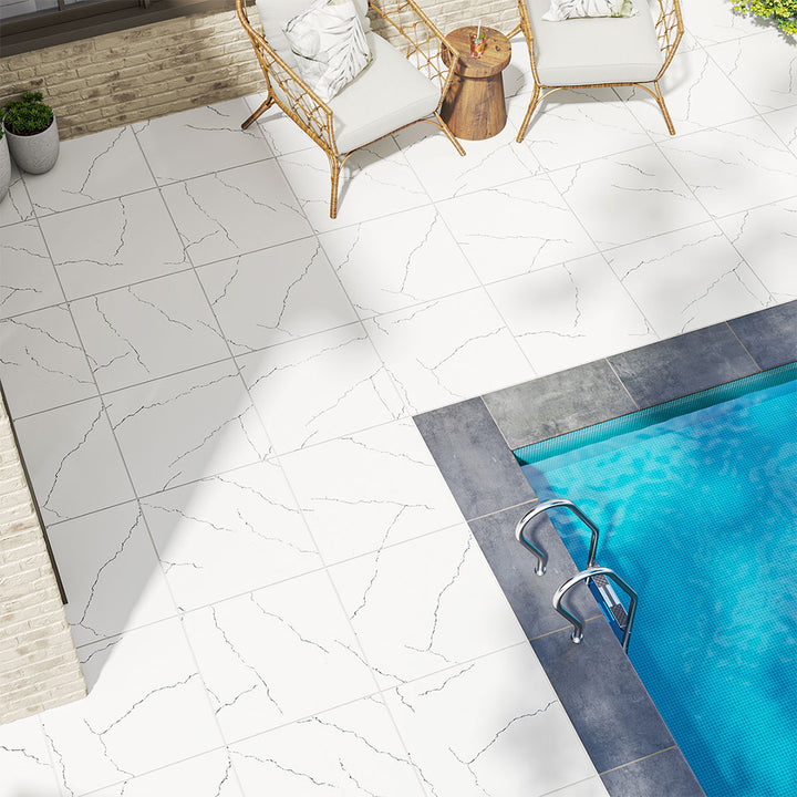 Miraggio Gray, 24" x 24" | Outdoor Porcelain Paver by MSI