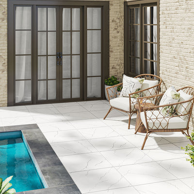 Miraggio Gray, 24" x 24" | Outdoor Porcelain Paver by MSI