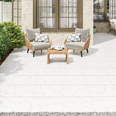 Miraggio Gray, 24" x 24" | Outdoor Porcelain Paver by MSI