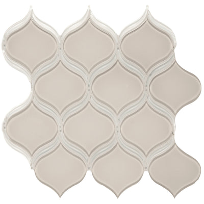 Mist Arabesque, Glass Tile | Tesoro Backsplash & Wall Tile