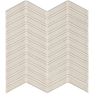 Mist Chevron, Glass Tile | Tesoro Backsplash & Wall Tile