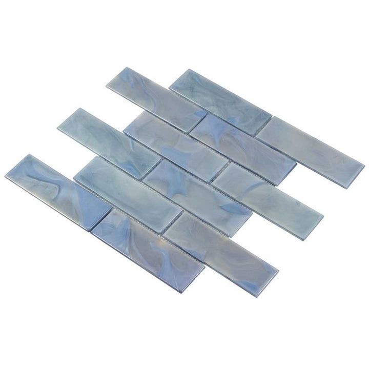 Astral, 2" x 6" Glass Tile | Anthology Kitchen Backsplash Tile