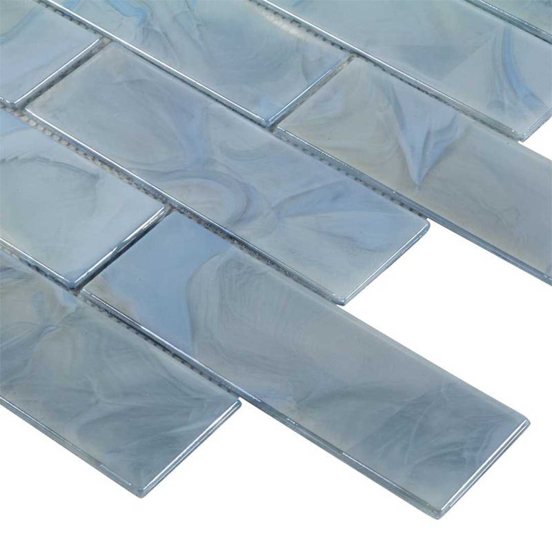 Astral, 2" x 6" Glass Tile | Anthology Kitchen Backsplash Tile