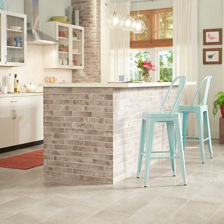 Taupe Brickstone, 2" x 10" Porcelain Tile | NCAPTAUBRI2X10 | MSI