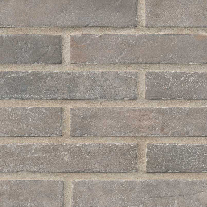 Taupe Brickstone, 2" x 10" Porcelain Tile | NCAPTAUBRI2X10 | MSI