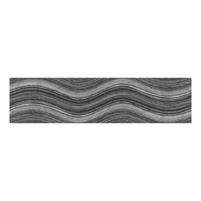 Ocean Wave Charcoal, 6" x 24" | Pool Waterline Tile