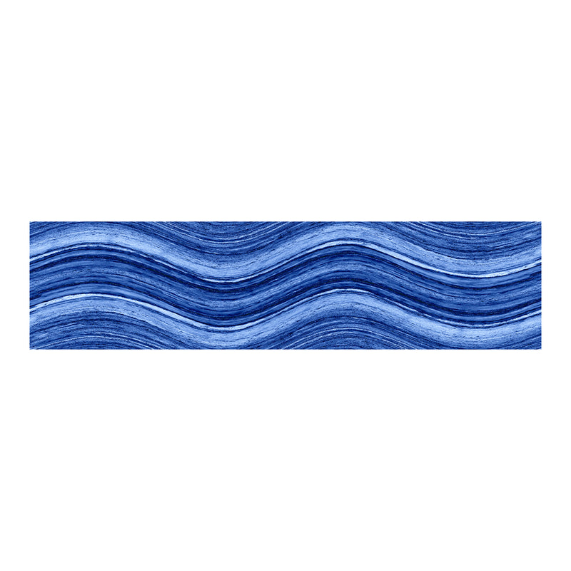 Ocean Wave Cobalt, 6" x 24" | Pool Waterline Tile