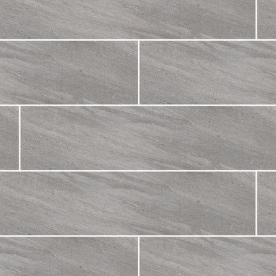 Pillar Gray, 12" x 48" Porcelain Tile | Porcelain Floor Tile