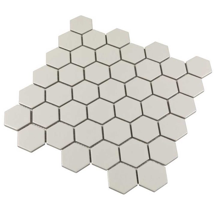 Porcelart Pearl Matte, Hexagon Porcelain Tile | Anthology