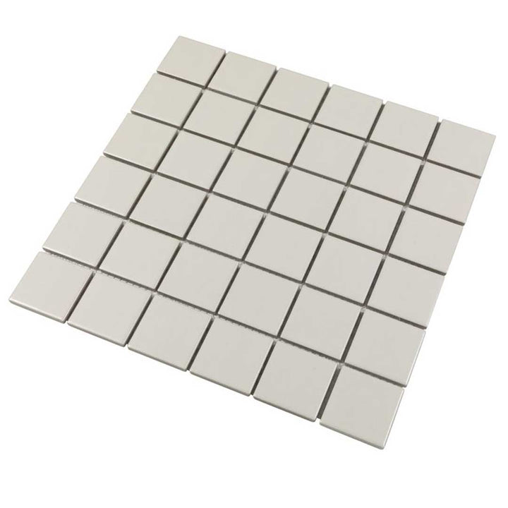 Porcelart Pearl Matte, 2" x 2" Porcelain Tile | Anthology