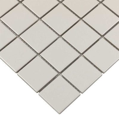 Porcelart Pearl Matte, 2" x 2" Porcelain Tile | Anthology