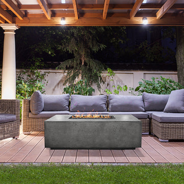 Porto 68 Fire Table | Outdoor Gas Fire Pit by Prism Harrdscapes