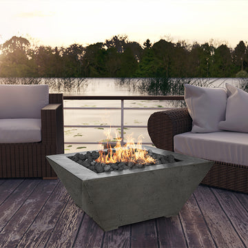 Prism Hardscapes Lombard Fire Table | Outdoor Gas Fire Pit