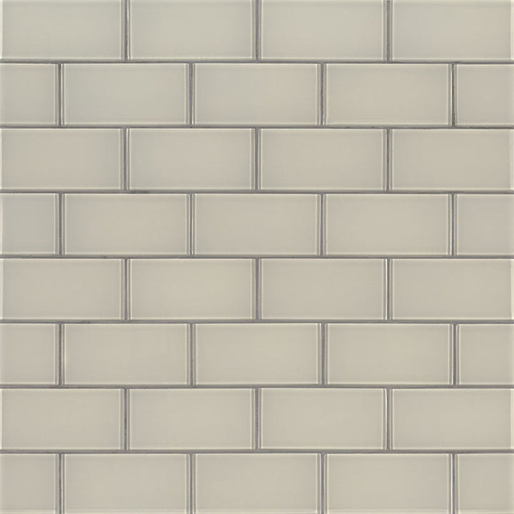 Snowcap White, 3" x 6" | SMOT-GL-T-SNWHT36 | MSI Glass Subway Tile