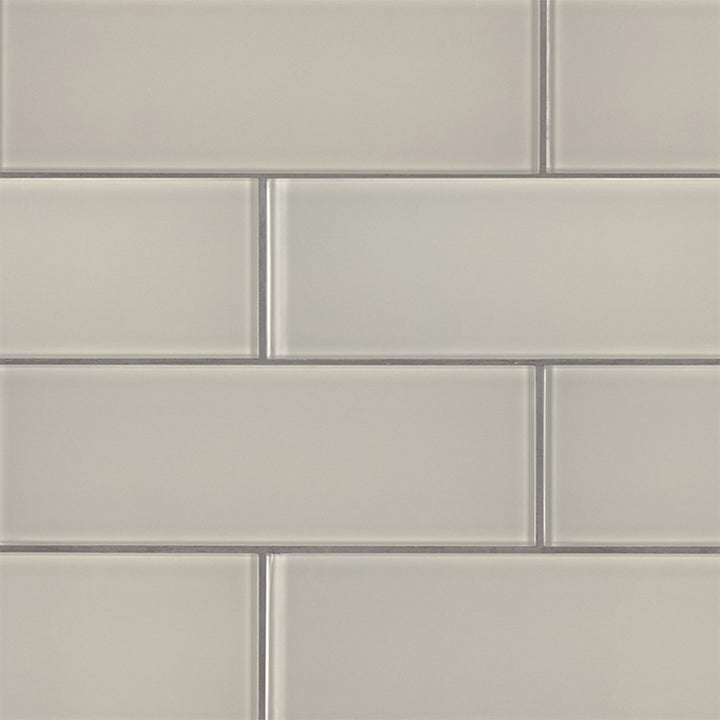 Snowcap White, 3" x 9" | SMOT-GL-T-SNWHT39 | MSI Glass Subway Tile