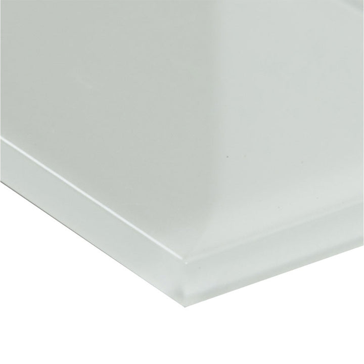 Snowcap White, 3" x 9" | SMOT-GL-T-SNWHT39 | MSI Glass Subway Tile