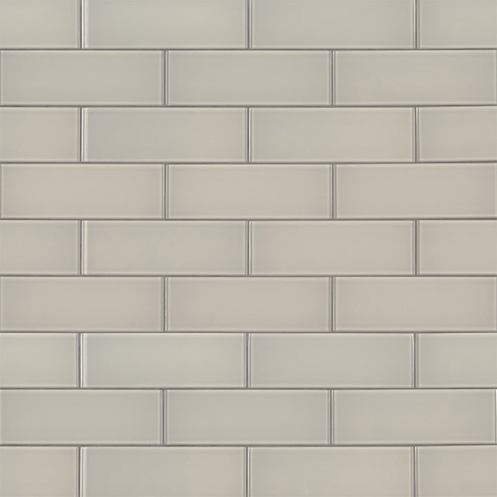 Snowcap White, 3" x 9" | SMOT-GL-T-SNWHT39 | MSI Glass Subway Tile