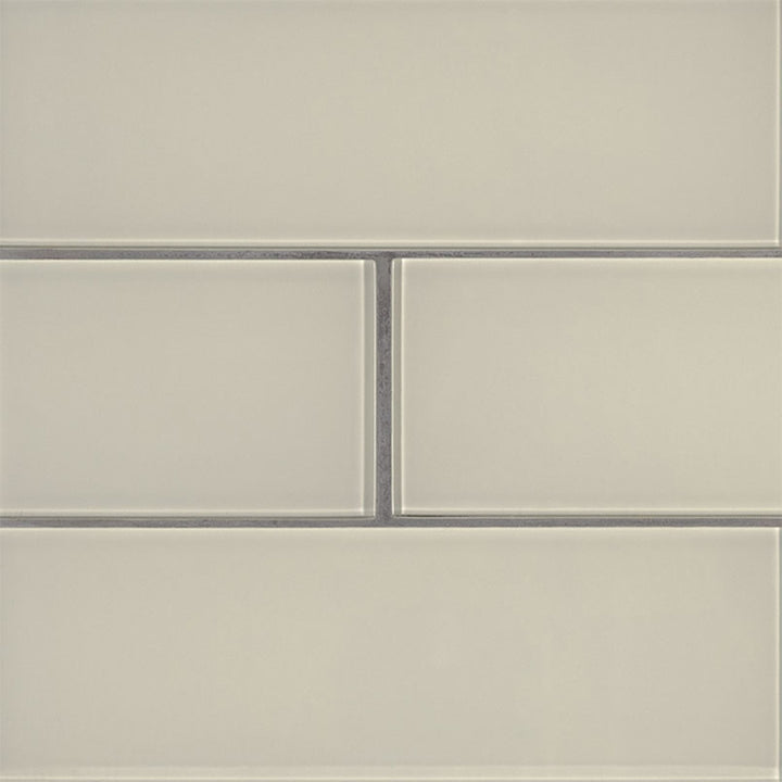 Snowcap White, 4" x 12" | SMOT-GL-T-SNWHT412 | MSI Glass Subway Tile