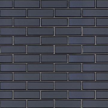 Vague Blue, 2" x 6" | SMOT-GLSST-VAGBLUBEV6MM | MSI Glass Subway Tile