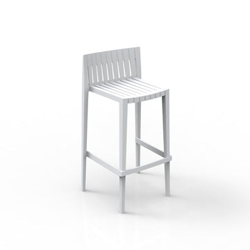 Spritz Bar Stool | Modern Patio Furniture by Vondom - White