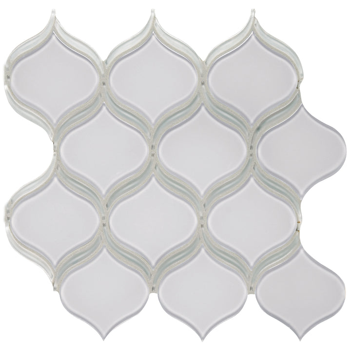 Skylight Arabesque, Glass Tile | Tesoro Backsplash & Wall Tile