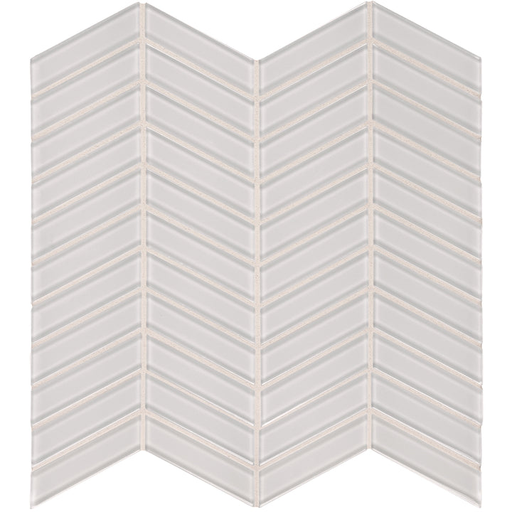 Skylight Chevron, Glass Tile | Tesoro Backsplash & Wall Tile