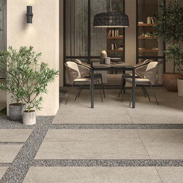 Soreno Taupe, 24" x 48" | MSI 2CM Porcelain Paver, LPAVNSORTAU2448