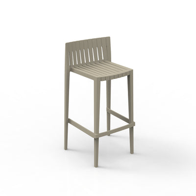 Spritz Bar Stool | Modern Patio Furniture by Vondom - Ecru