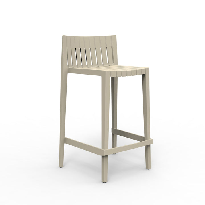 Spritz Counter Stool | Modern Patio Furniture by Vondom - Ecru