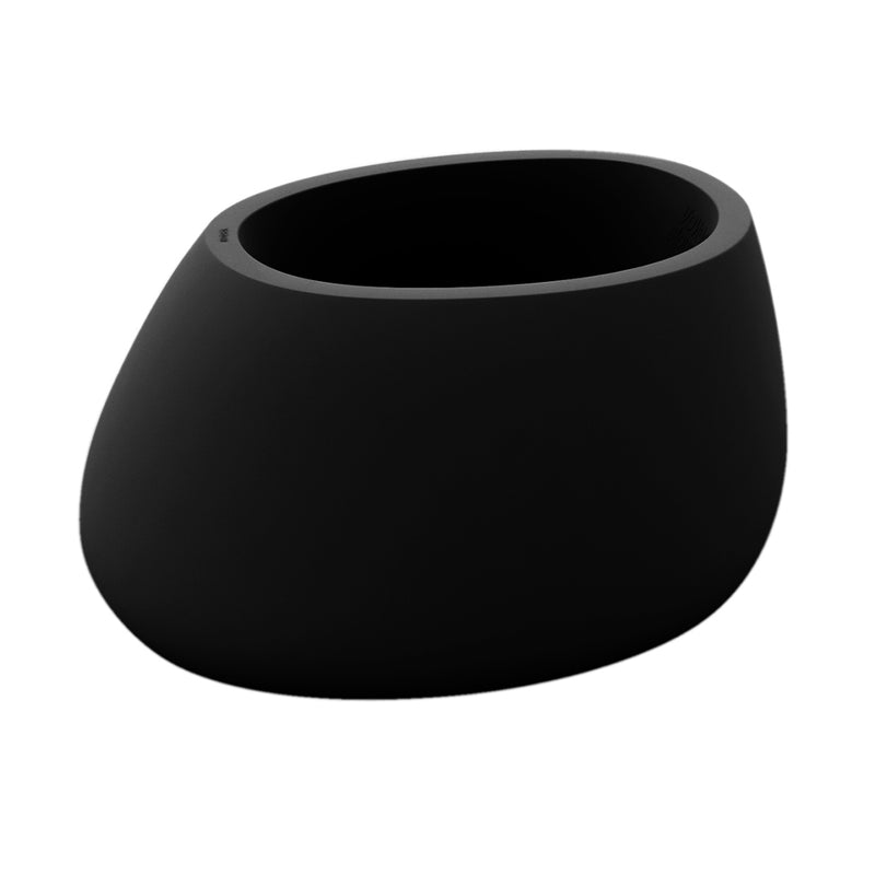 Stone Planters, 8A | Modern Patio Accessory by Vondom - Black