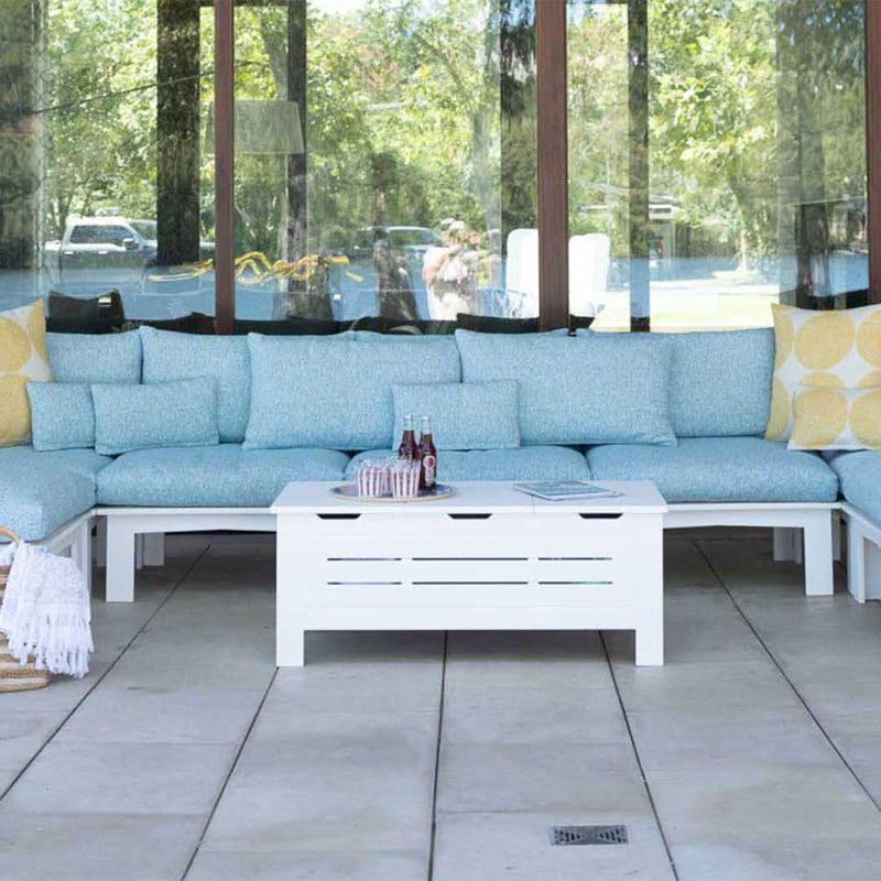 Storage Coffee Table | Outdoor Patio Furniture by Ledge Lounger