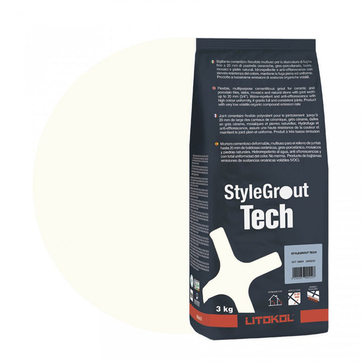 StyleGrout Tech, White 1 | Cementitious Tile Grout