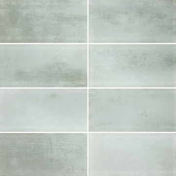 Tumbled Gray, 3"x 6" Glass Tile | Artistry in Mosaics Pool Tile