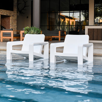 Tupelo Goods In-Pool and Patio Lounge Chairs - Deck Chair