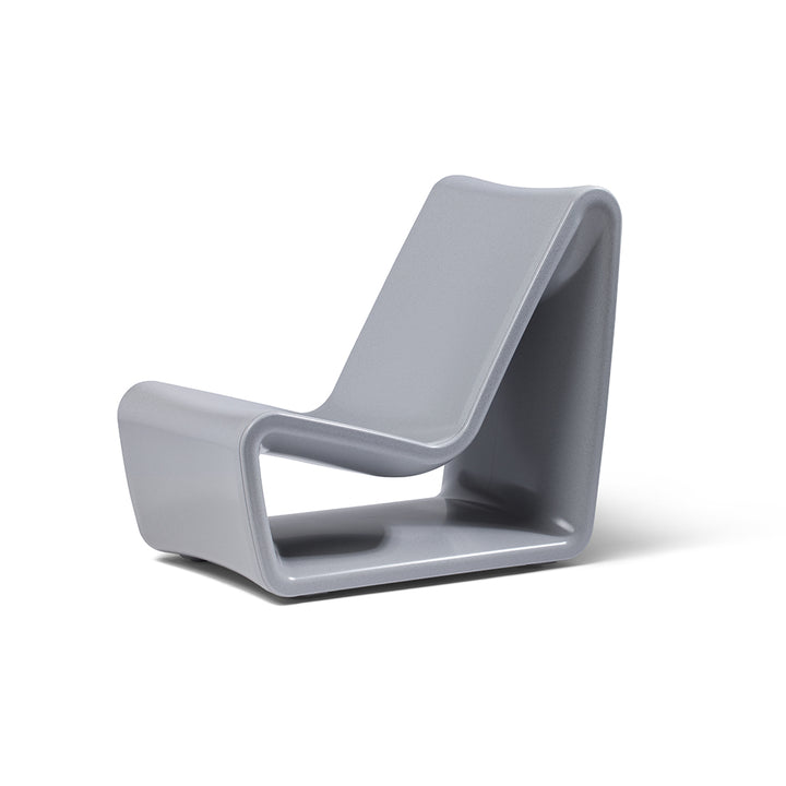 Tupelo Goods Loop Chair | Patio & Pool Shelf Lounge Chair - Concrete Gray