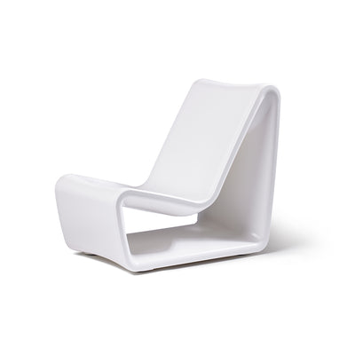 Tupelo Goods Loop Chair | Patio & Pool Shelf Lounge Chair - White