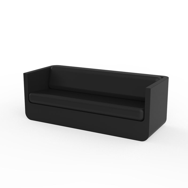 Ulm Sofa | Modern Patio Furniture by Vondom - Black