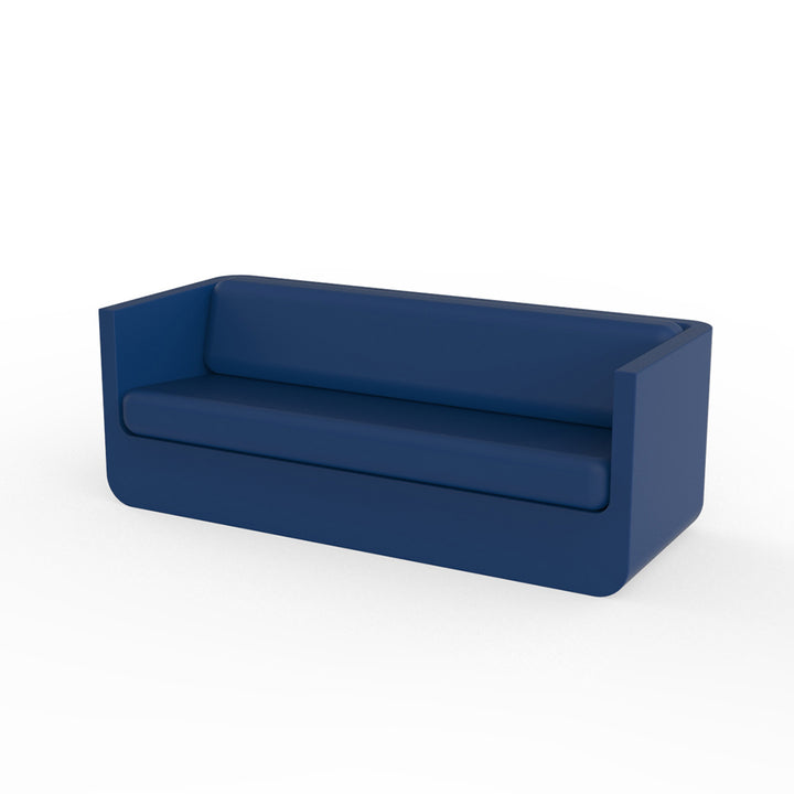 Ulm Sofa | Modern Patio Furniture by Vondom - Notte Blue