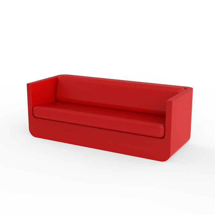 Ulm Sofa | Modern Patio Furniture by Vondom - Red