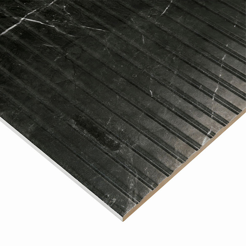 Urbanslat Marmiro Noir, 16" x 48" Ceramic Tile | Large Format Backsplash Tile