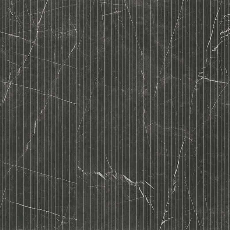 Urbanslat Marmiro Noir, 16" x 48" Ceramic Tile | Large Format Backsplash Tile