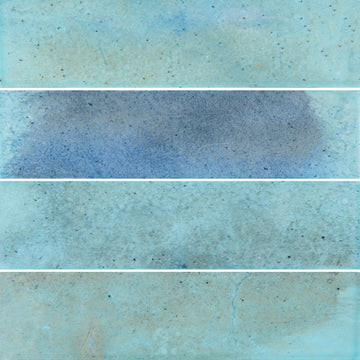 Verdigris Field, 3" x 12" Porcelain Tile | Artistry in Mosaics