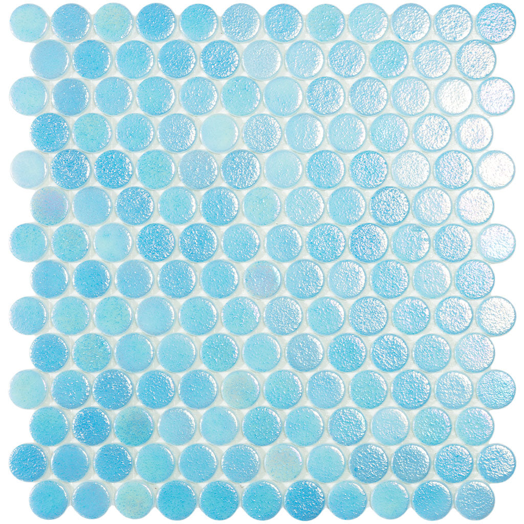 Shell Air 551 Circle, Glass Penny Round Mosaic Tile | Vidrepur ...