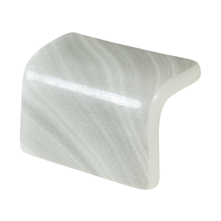 Step Convexo 5600 Pearl 1.5" | STEP 5600 PEARL | Glass Trim Tile Piece