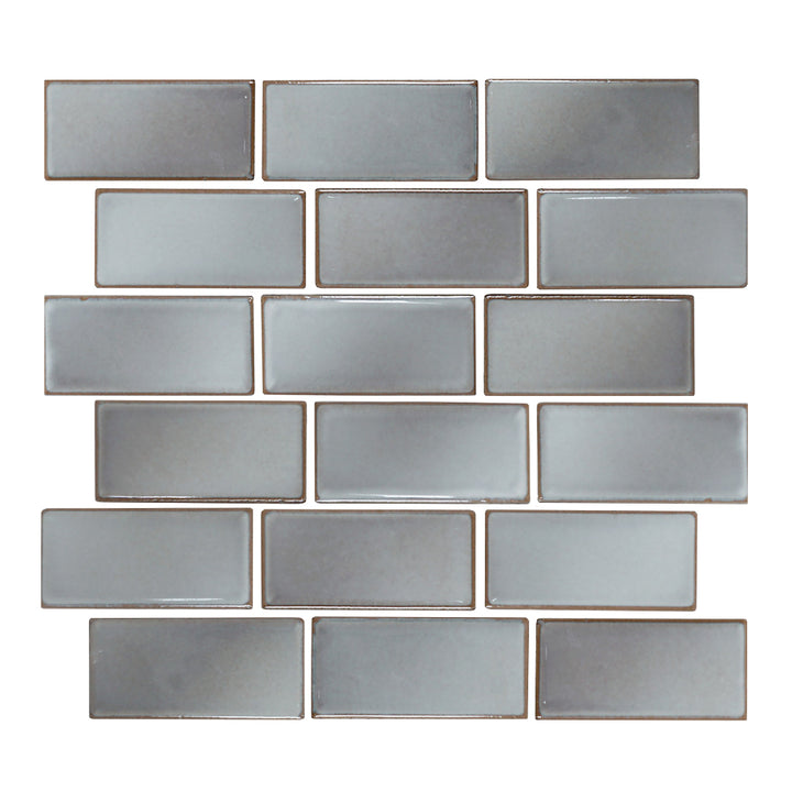 Pewter Grey, 2" x 4" | VINTA-241 | Porcelain Pool Tile