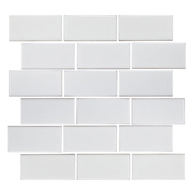 Vinta White, 2" x 4" Tile | VINTA-200 | Fujiwa Porcelain Subway Tile