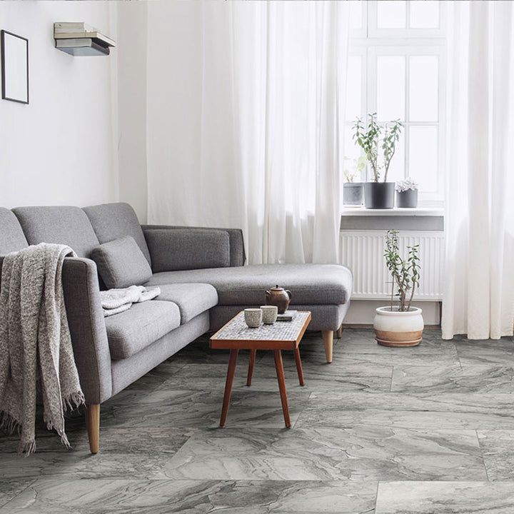 Onda Gray Matte, 12" x 24" | Porcelain Floor and Wall Tile by MSI